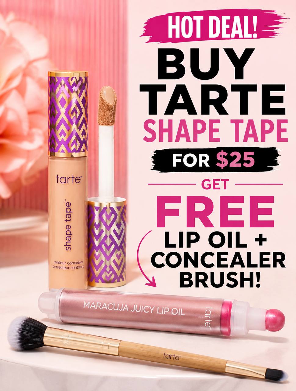 Tarte Shape Tape Concealer with 2 Free Gifts