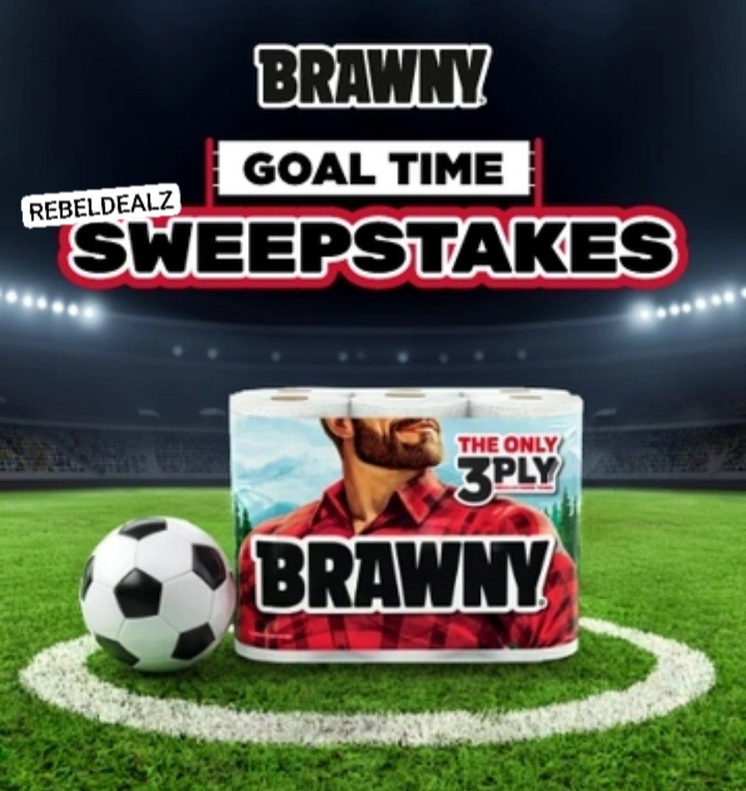 Brawny 'Goal Time' Sweepstakes - Win A Year's Supply