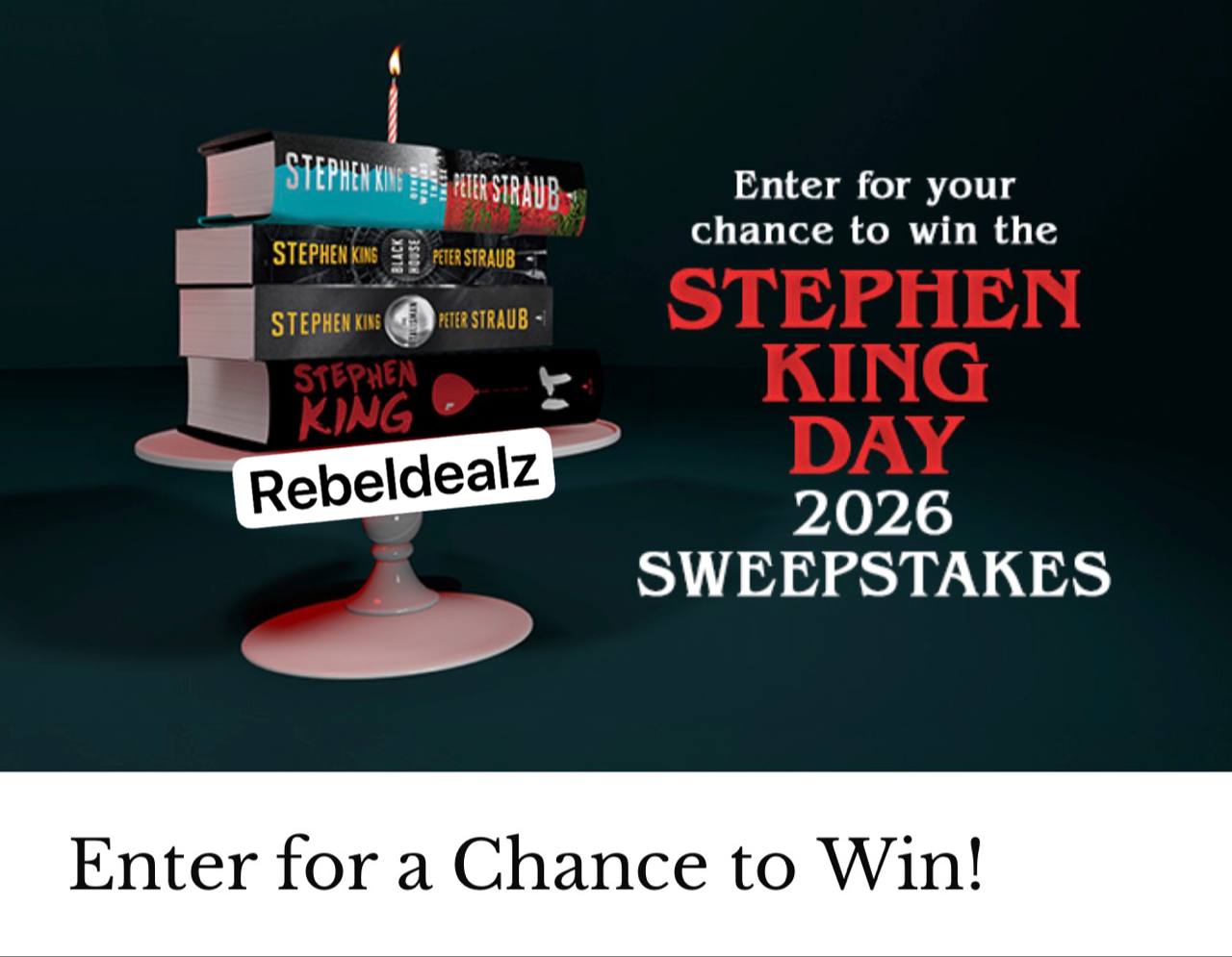 Stephen King Day 2026 Sweepstakes: Win Stephen King Books