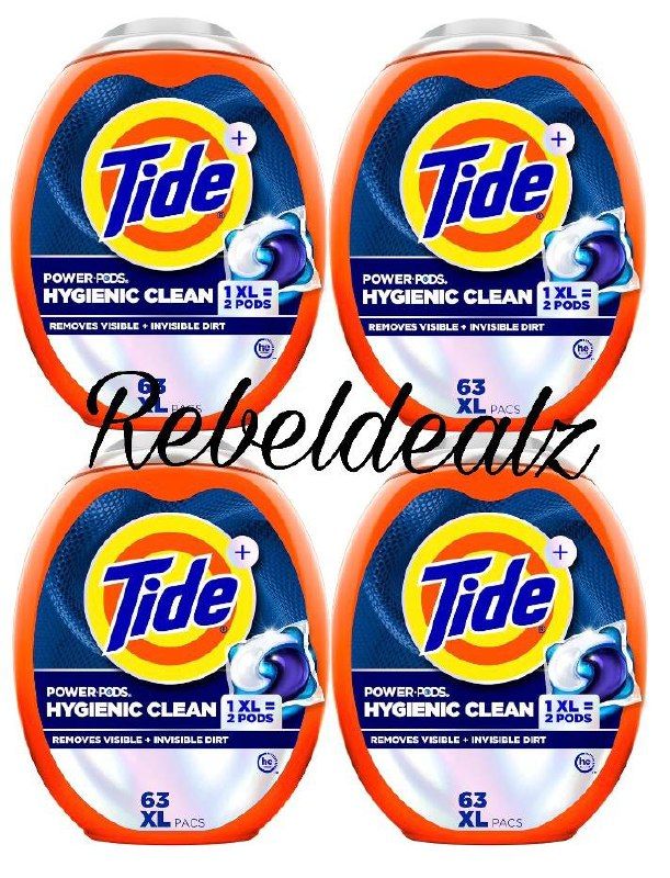Tide Hygienic Clean Power PODS Laundry Detergent 63-Count
