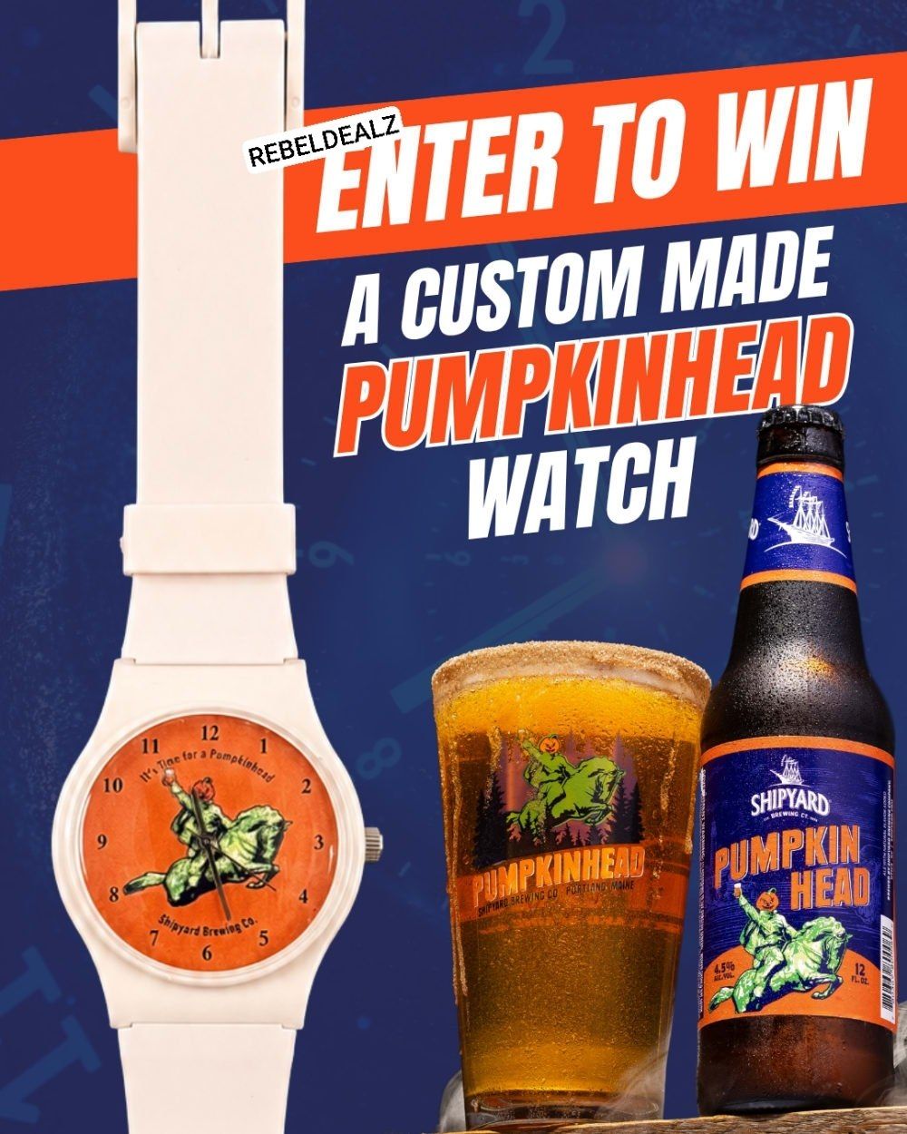 Shipyard Brewing Co. Pumpkinhead Watch Sweepstakes: 15 Winners