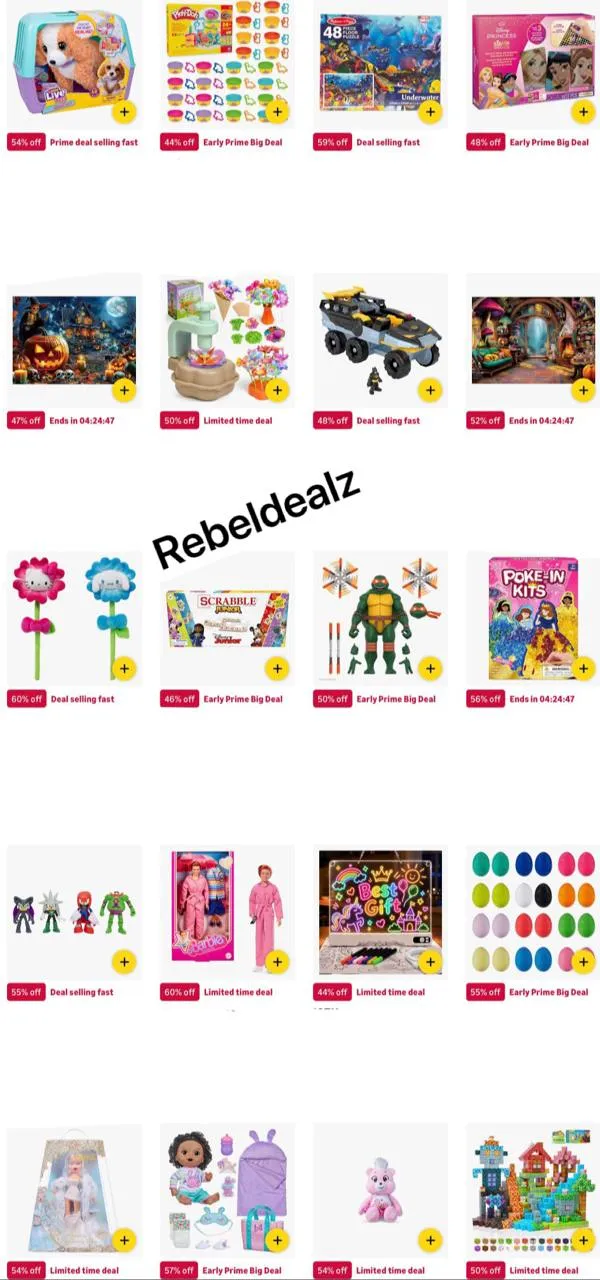 Early Prime Day Toy Deals: Up to 80% Off on Amazon