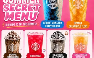 STARBUCKS SUMMER SECRET MENU DRINKS