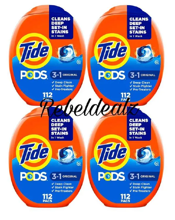 Tide PODS Laundry Detergent Pacs Sale - 112 Count