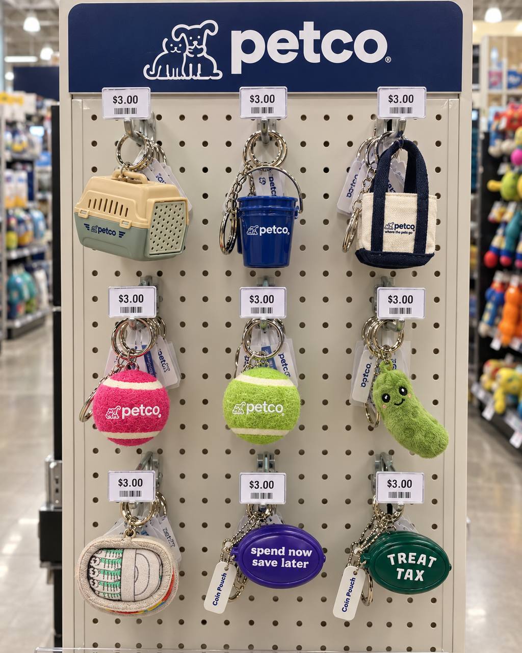 Petco Mini Keychains Just $3 Each in New Styles