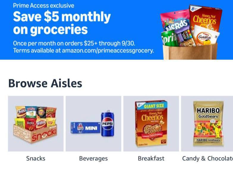 Amazon Prime Member Grocery Deals