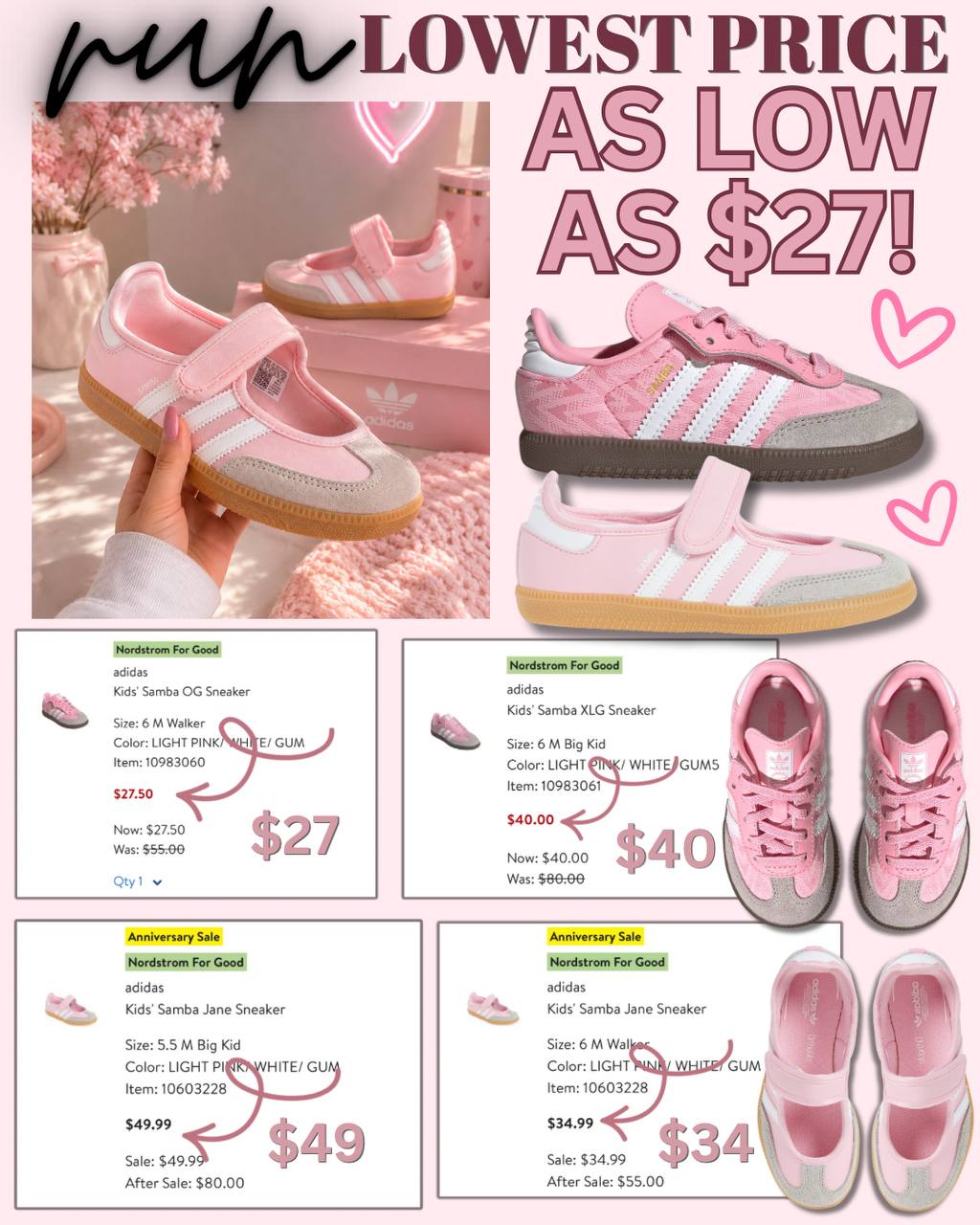 Samba Jane Sneakers on Sale from $27 - Back-to-School Style