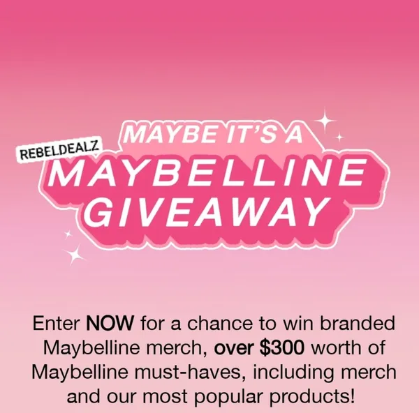 Maybelline Giveaway - Enter for a Chance to Win