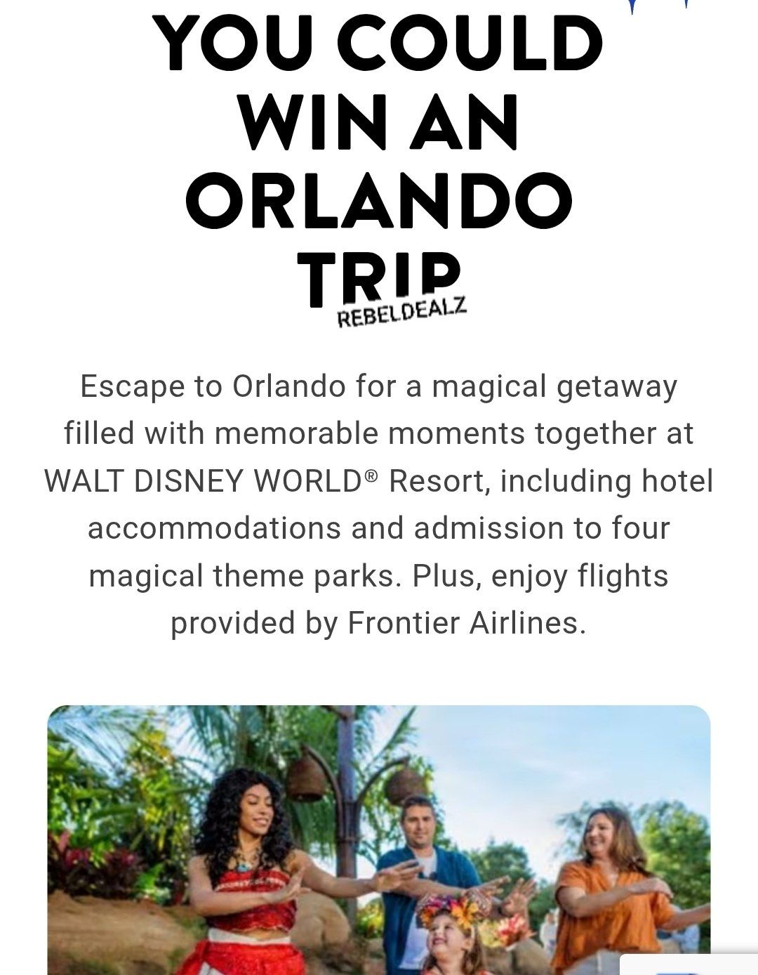 Win an Orlando Family Vacation from Visit Orlando