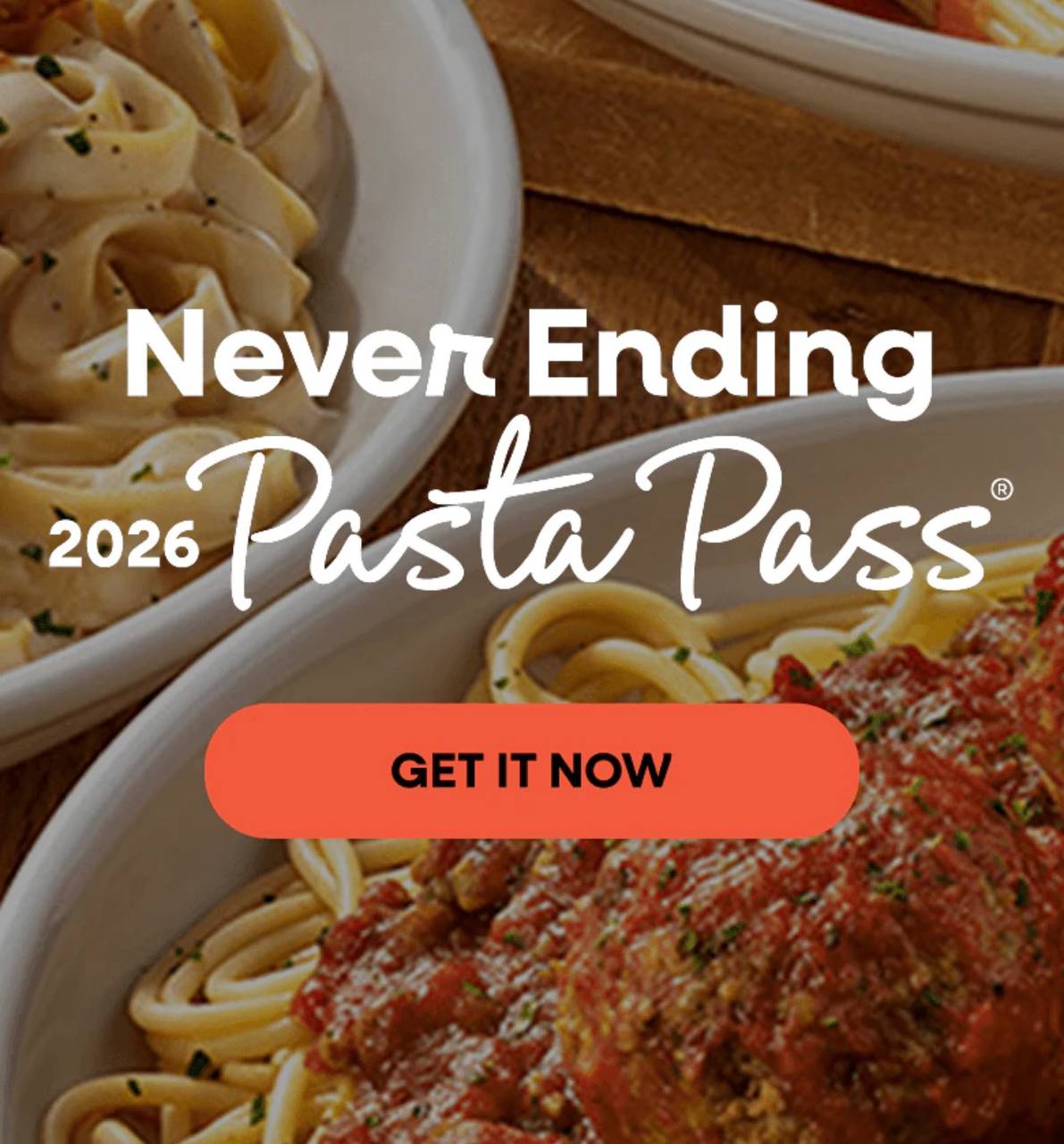 Olive Garden's Never-Ending Pasta Pass