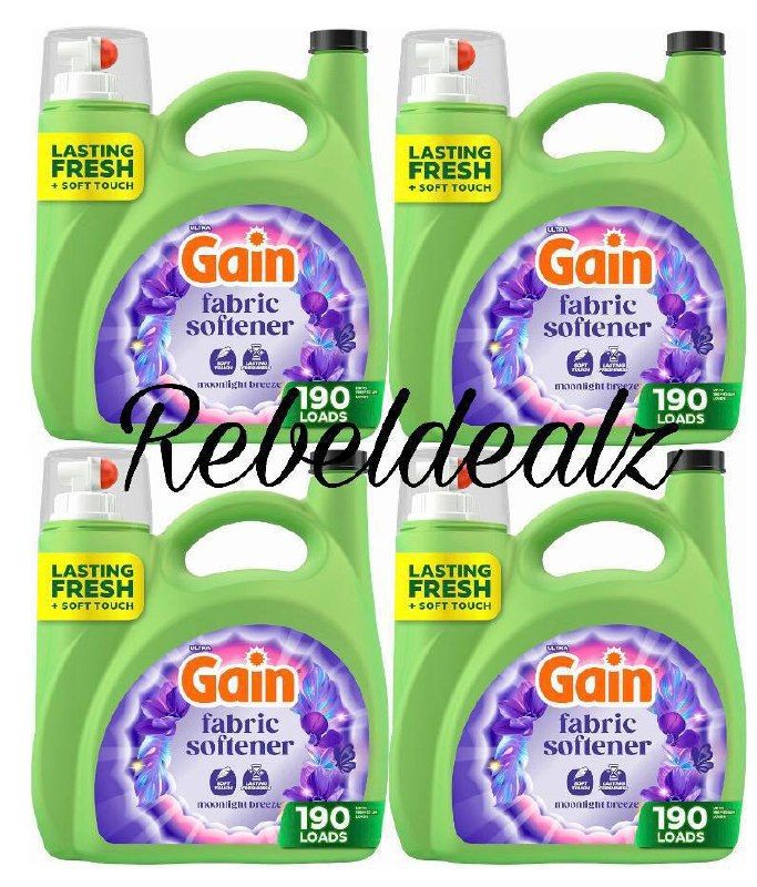Gain Fabric Softener 4-Pack Deal at Amazon