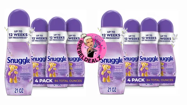 Snuggle In Wash Scent Booster Lavender Breeze 4-Pack