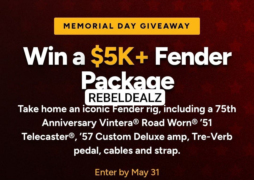 Musician's Friend Memorial Day Sweepstakes