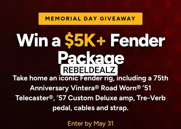 Musician's Friend Memorial Day Sweepstakes