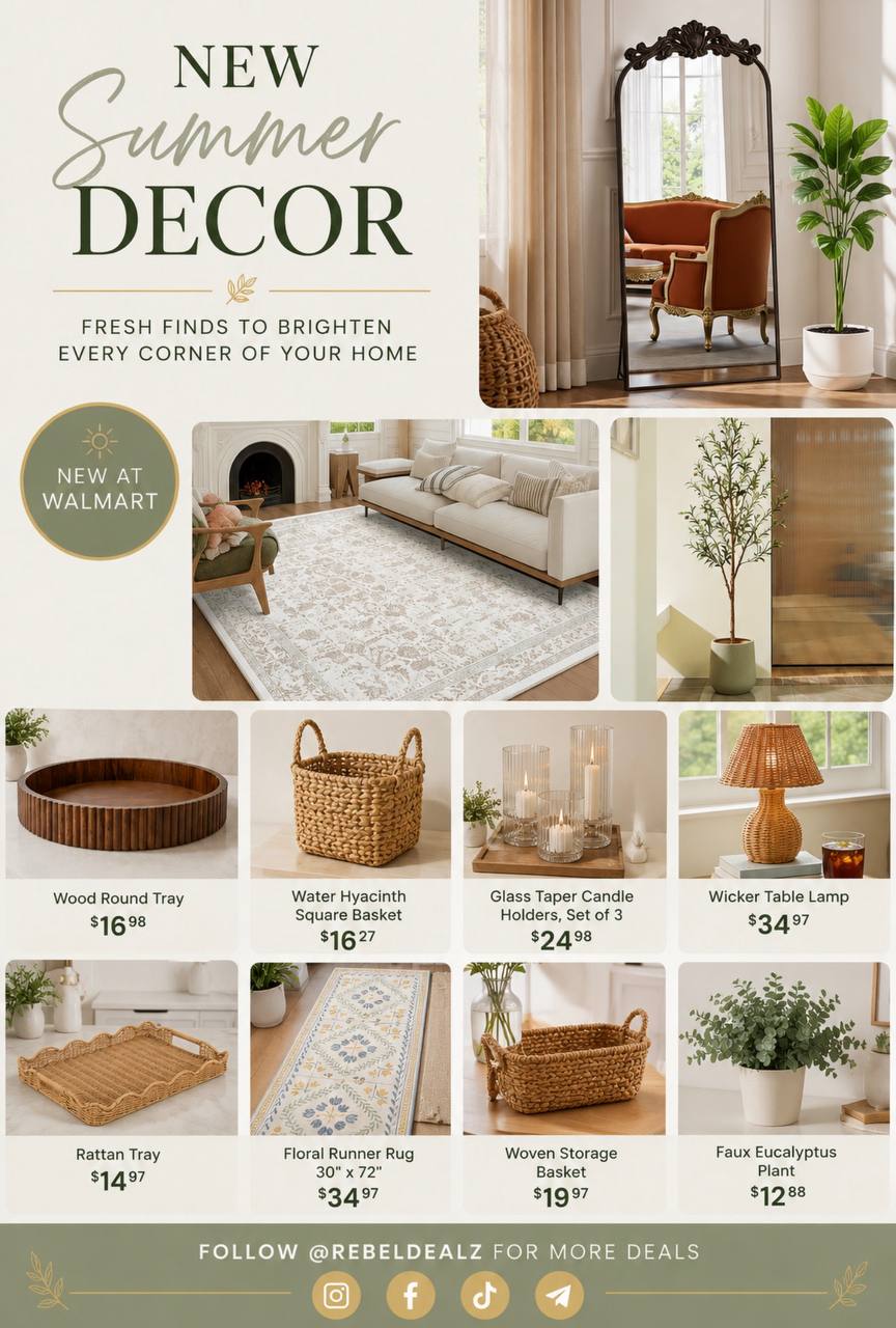 New Summer Decor at Walmart - Style Your Home for Less