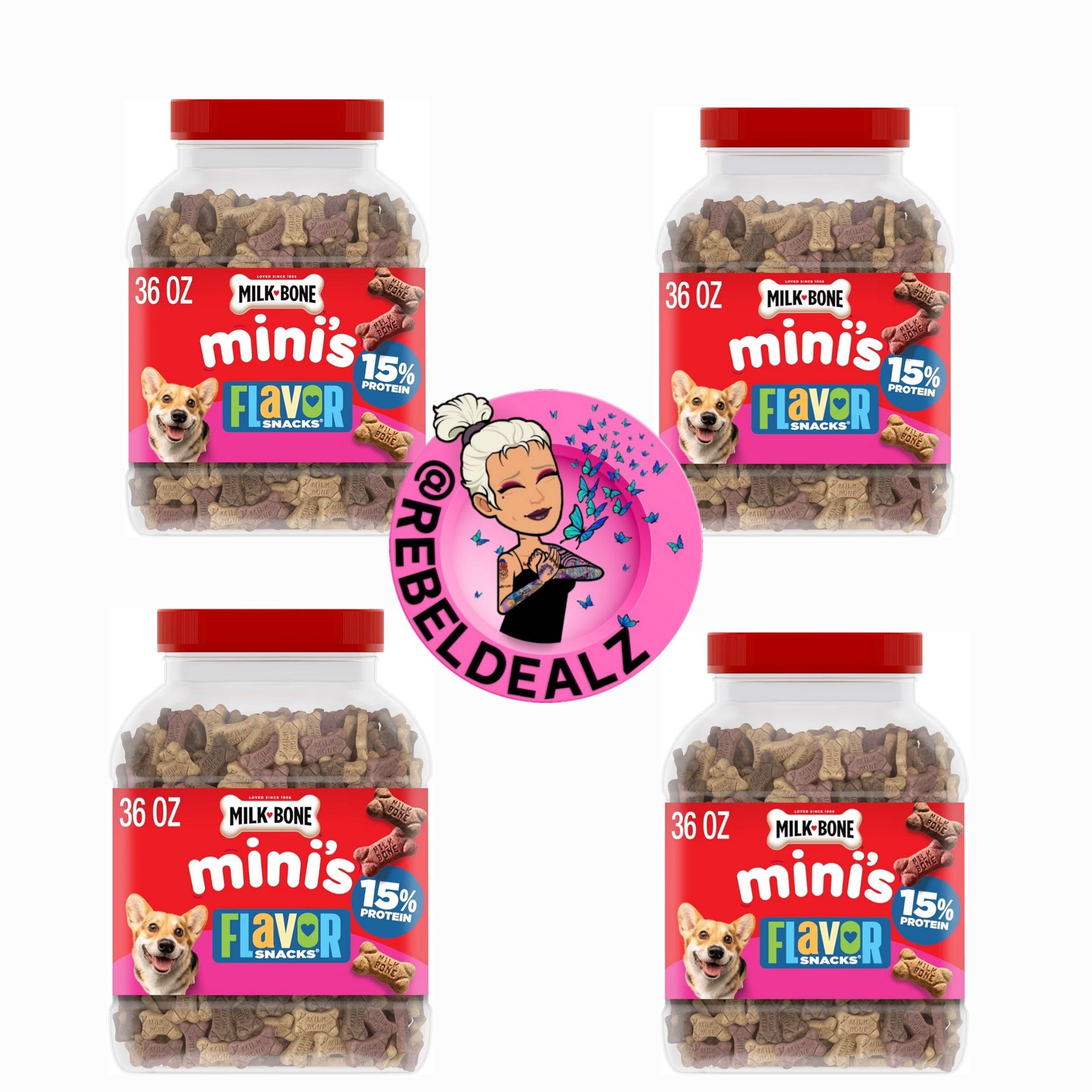 Milk-Bone Flavor Snacks Mini's Dog Biscuits Deal