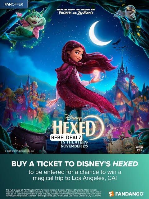 Fandango Hexed Sweepstakes: Win a Magical Trip to Los Angeles