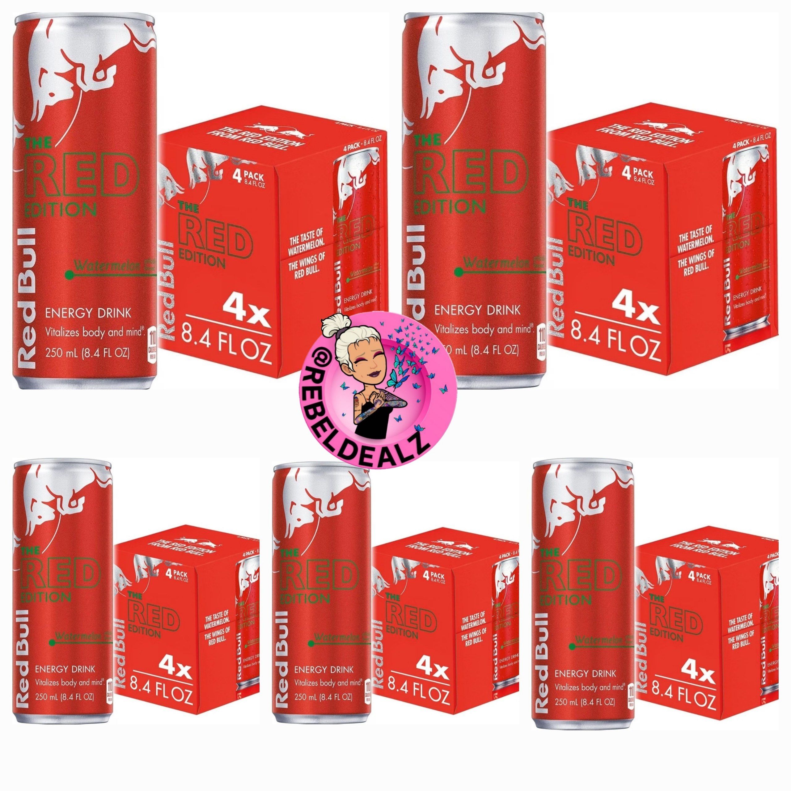 Red Bull Watermelon Energy Drink 24-Pack on Sale at Amazon