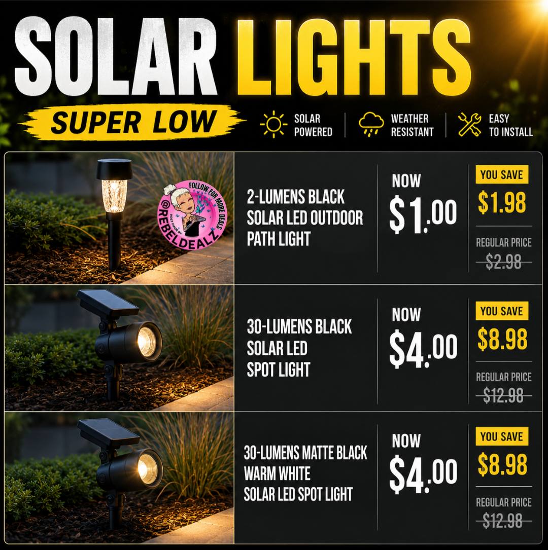 Solar LED Lights Deals