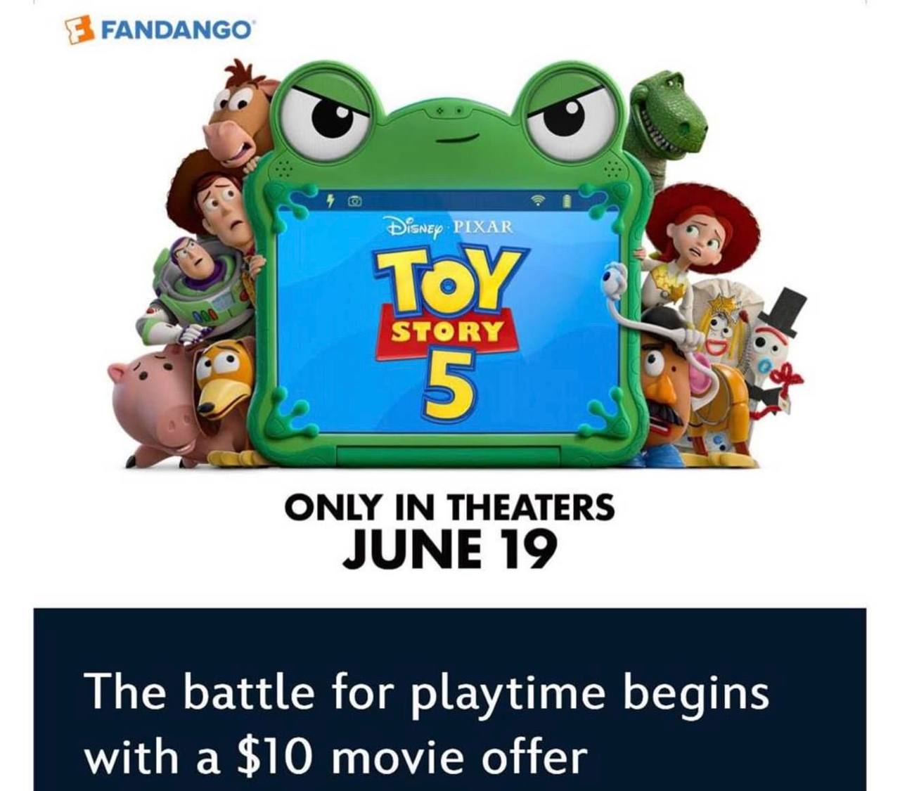 Get $10 Towards Toy Story 5 Movie Ticket as a Disney+ Subscriber