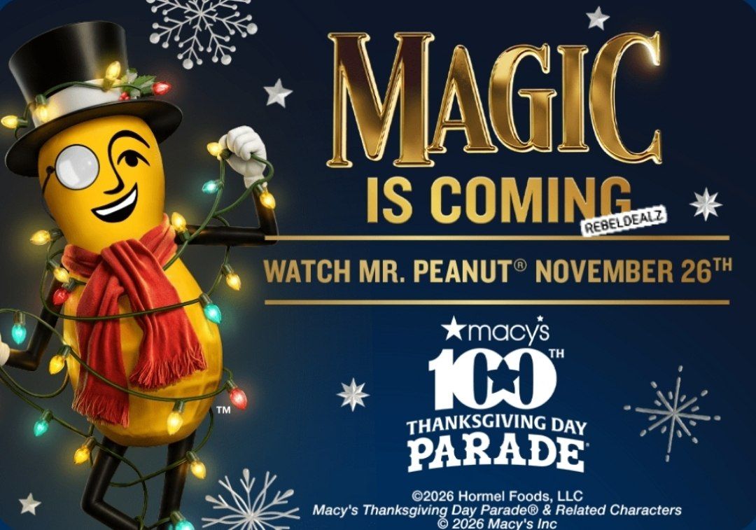 Planters Mr. Peanut Macy's Parade Sweepstakes