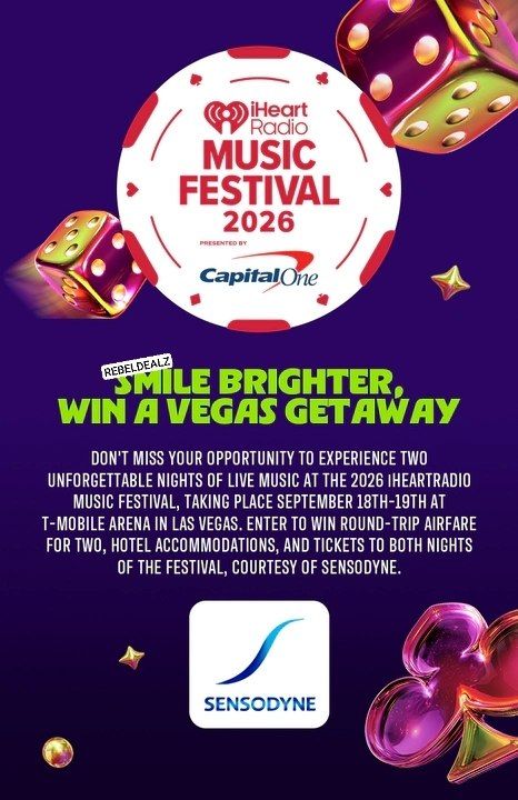 iHeartRadio x Sensodyne Sweepstakes: Win a Trip to iHeartRadio Music Festival