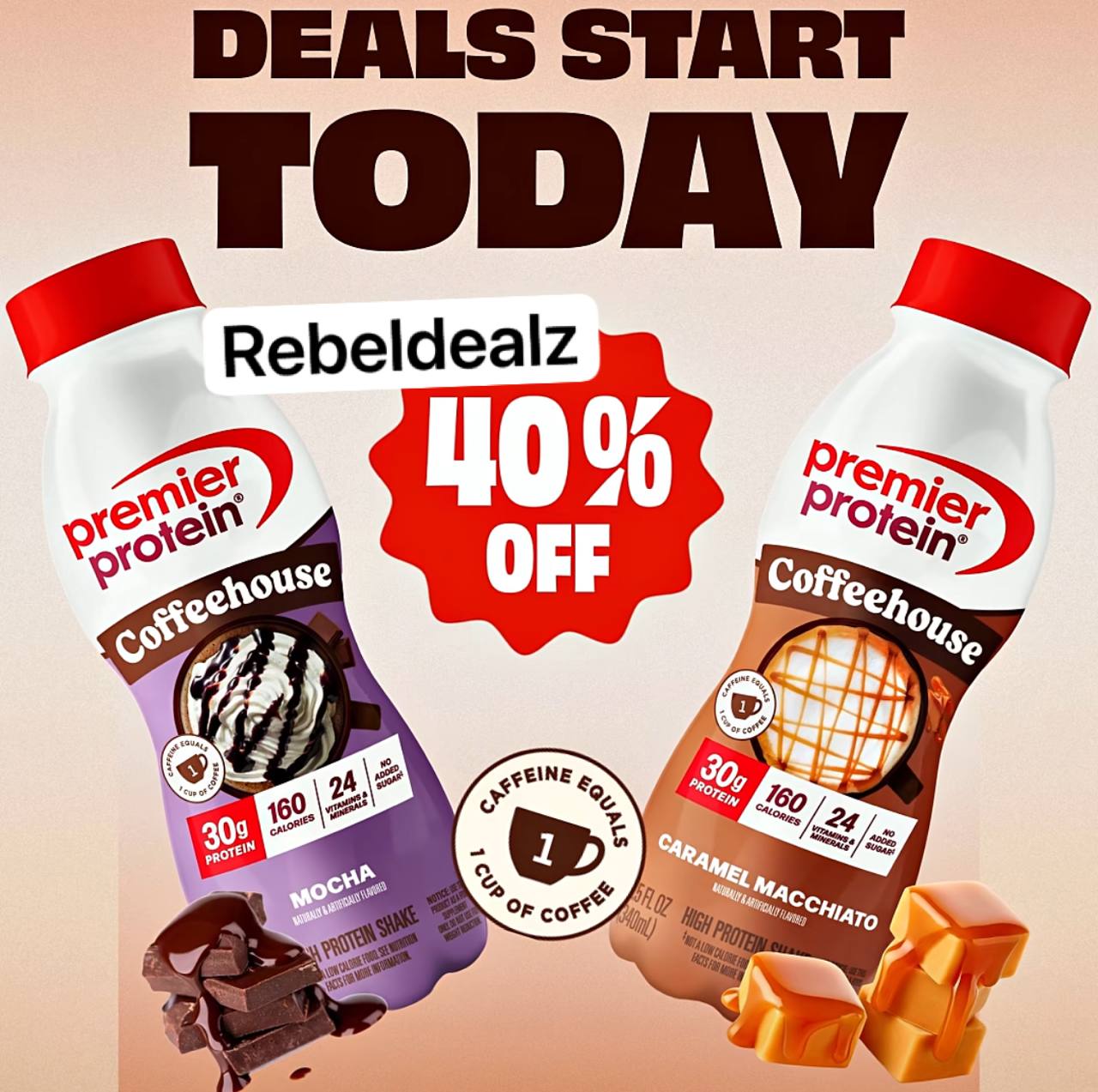 Prime Day Deals on Premier Protein Drinks and Powder