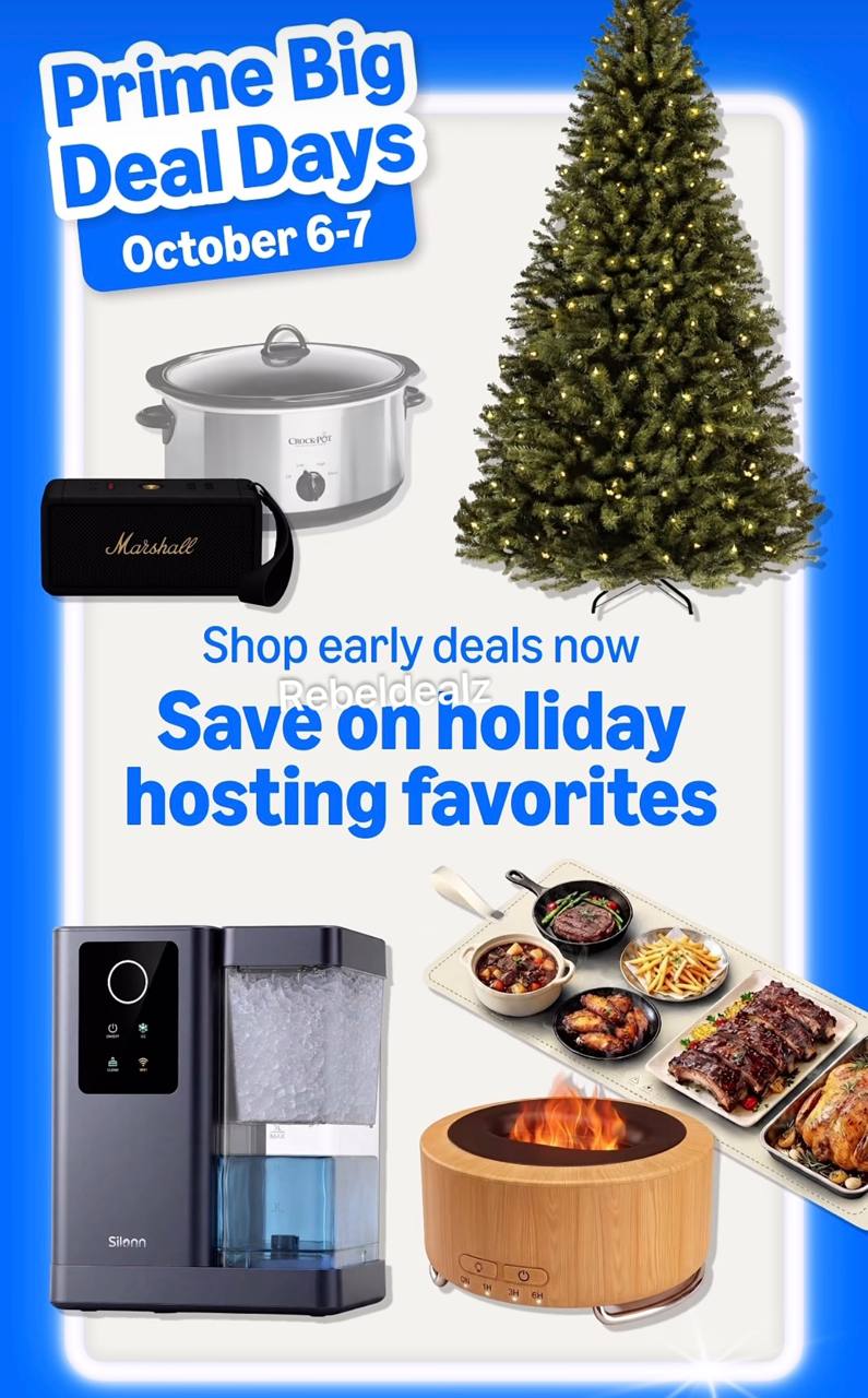 Prime Big Deal Days Early Deals on Holiday Hosting Favorites