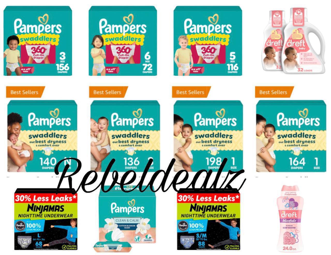 Diaper Promos and Stock Up Deals