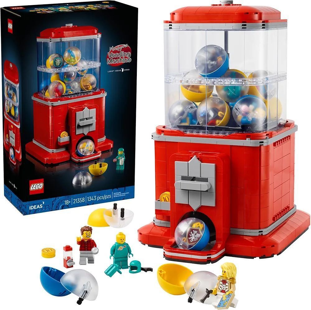 LEGO Ideas Minifigure Vending Machine Building Set Preorder