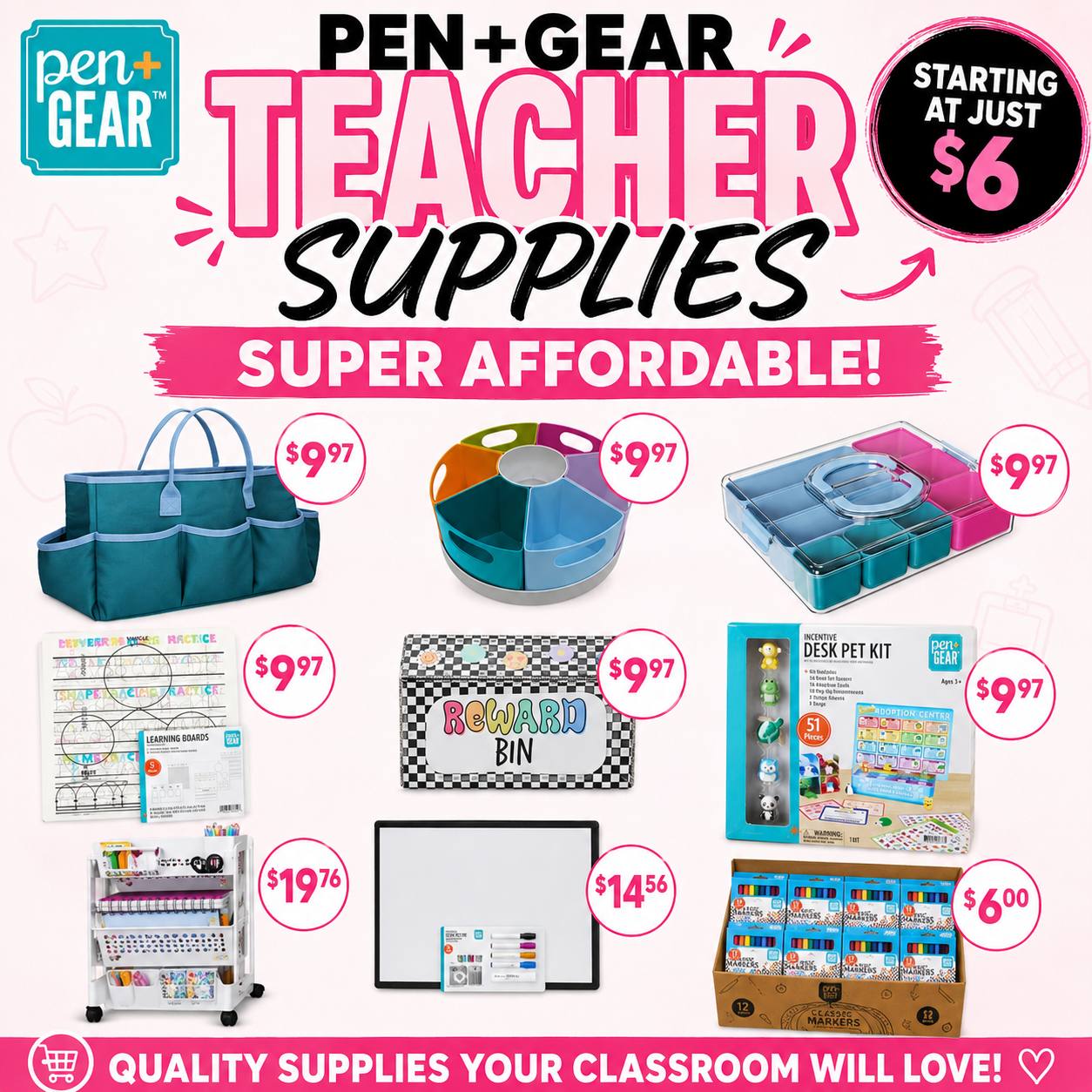 Walmart Teacher Supplies on Sale