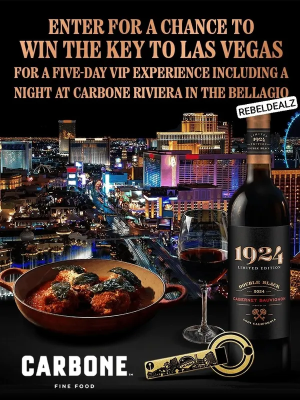 1924 Sweepstakes: Win a Five-Day VIP Las Vegas Trip