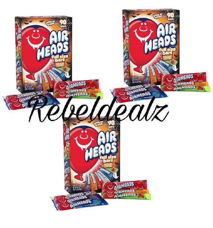 Airheads Halloween Variety Pack 90 Count, $34.xx on Amazon