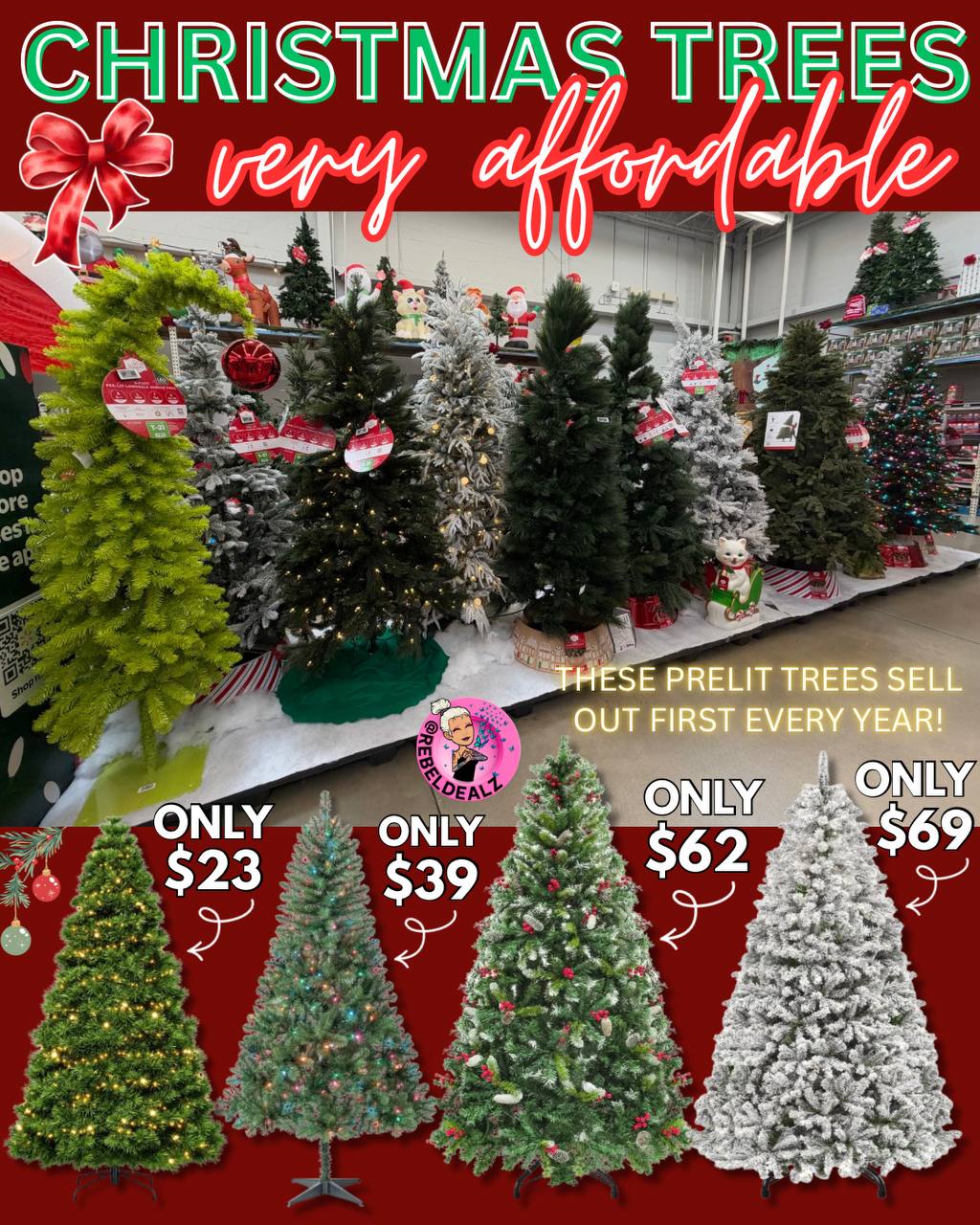 Super Affordable Christmas Trees to Grab Now