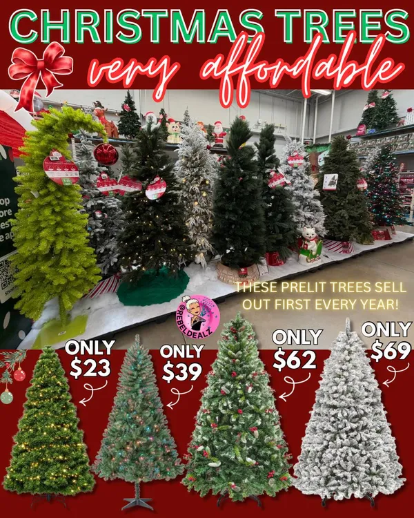 Super Affordable Christmas Trees to Grab Now