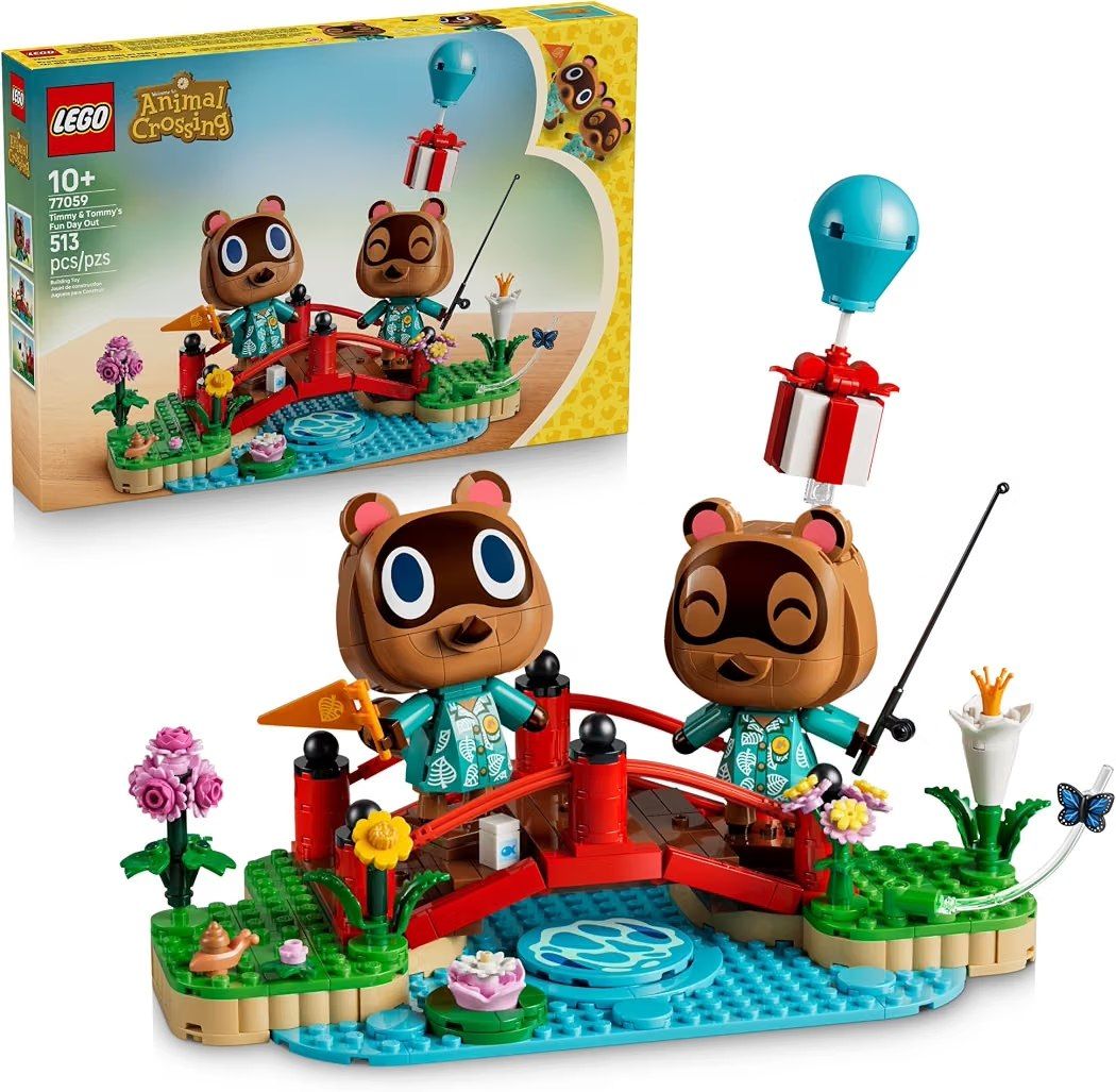 LEGO Animal Crossing Timmy & Tommy's Fun Day Out Building Set