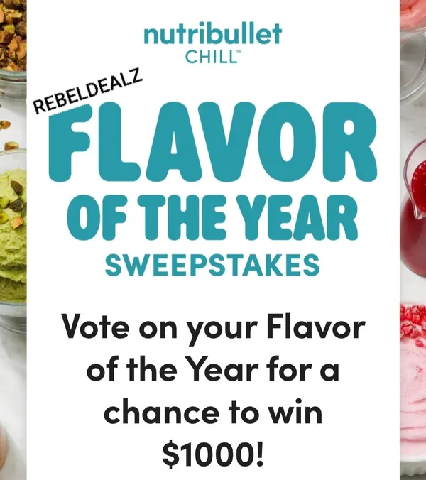 Nutribullet Flavor of the Year Sweepstakes