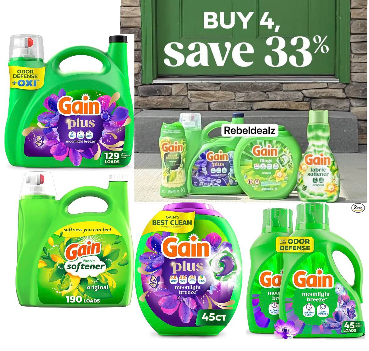 Gain Laundry Products on Sale with Promo Code