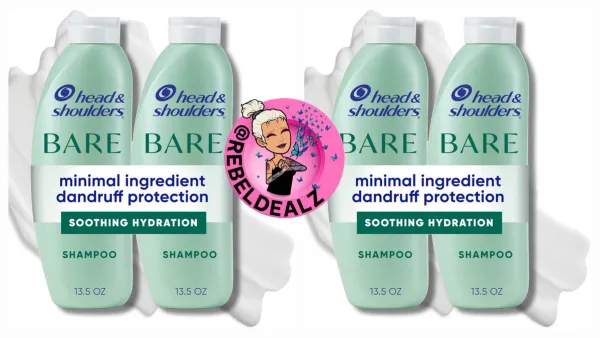 Head & Shoulders BARE Shampoo Twin Pack as Low as $23.xx for 4