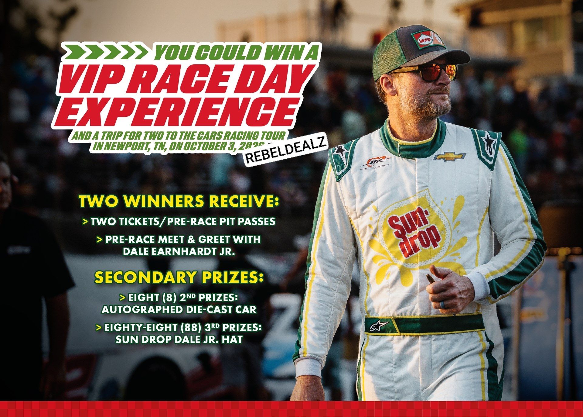 Sun Drop Dale Earnhardt Jr. Summer Sweepstakes