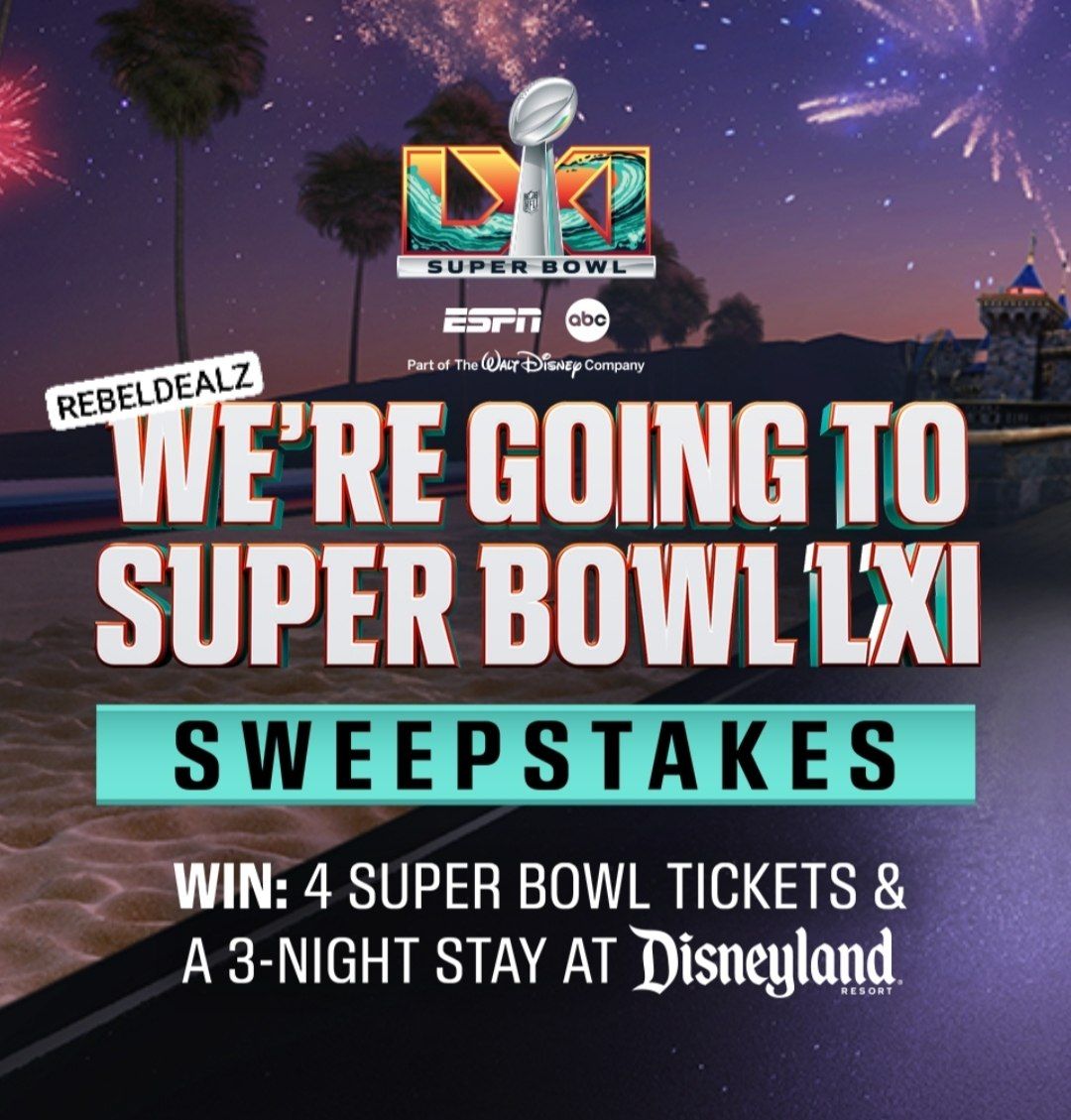 ESPN Super Bowl LXI Sweepstakes: Win Tickets and a Disneyland Stay