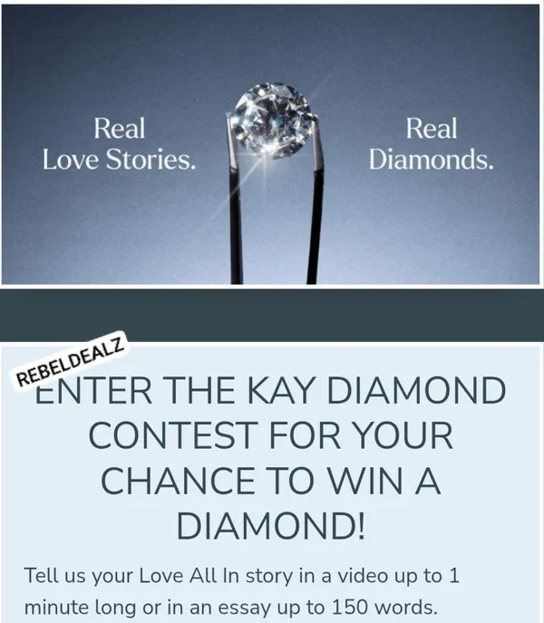 Kay Diamond Contest: Enter Your Love Story to Win a Diamond