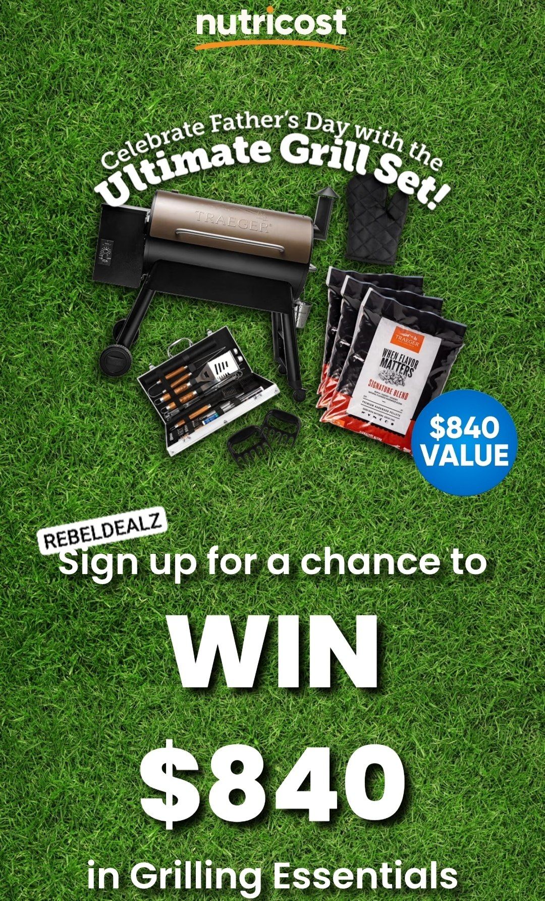 Nutricost Father's Day Sweepstakes