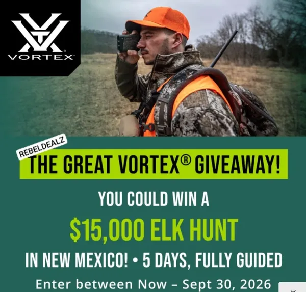 Bass Pro Shops & Cabela's Great Vortex Sweepstakes - 5 Winners