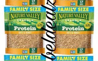 Nature Valley Oats & Honey Protein Granola Family Size on Sale at Amazon