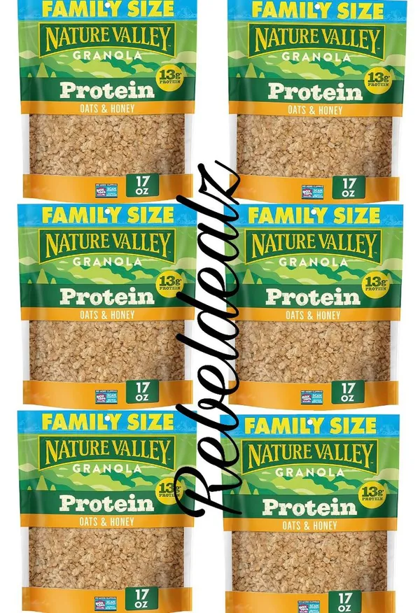 Nature Valley Oats & Honey Protein Granola Family Size on Sale at Amazon