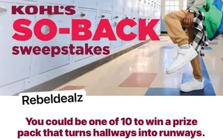 Kohl's So-Back Sweepstakes: Enter to Win $300 Backpack Prizes