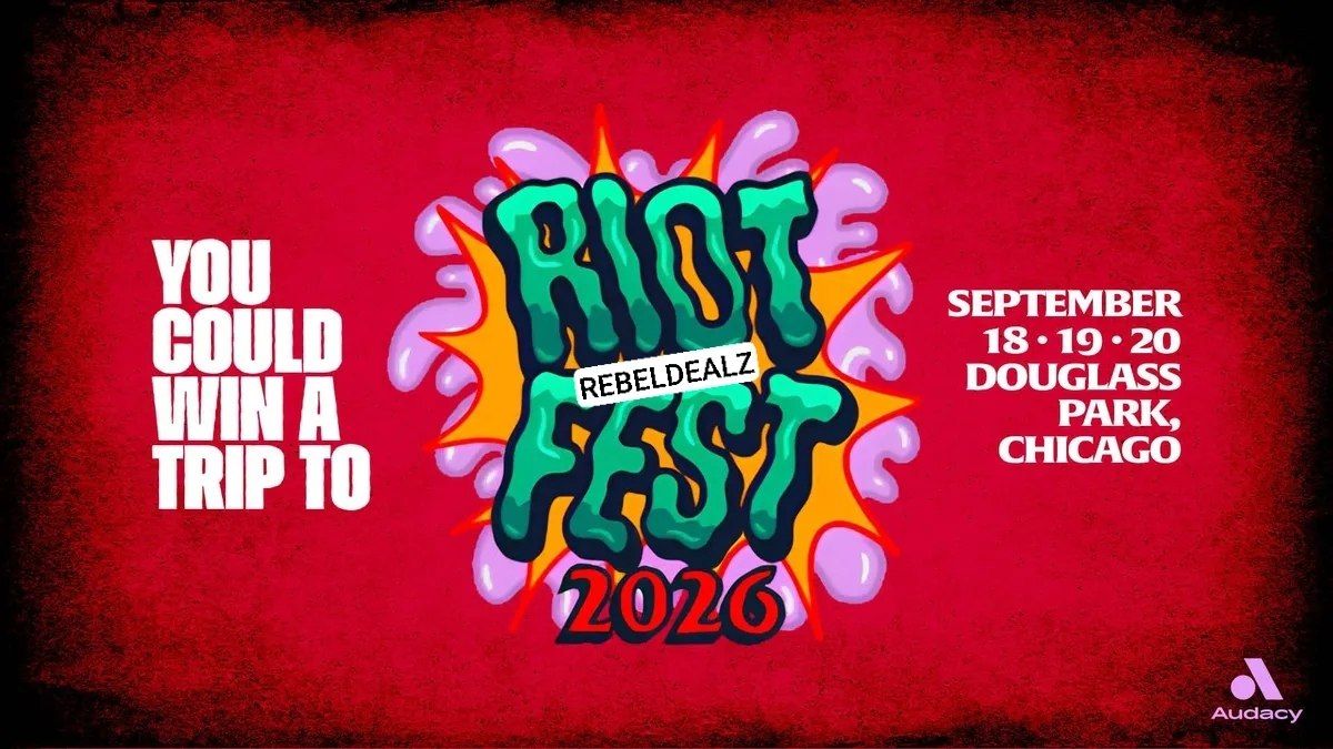 Audacy Riot Fest Flyaway Sweepstakes - Win VIP Experience