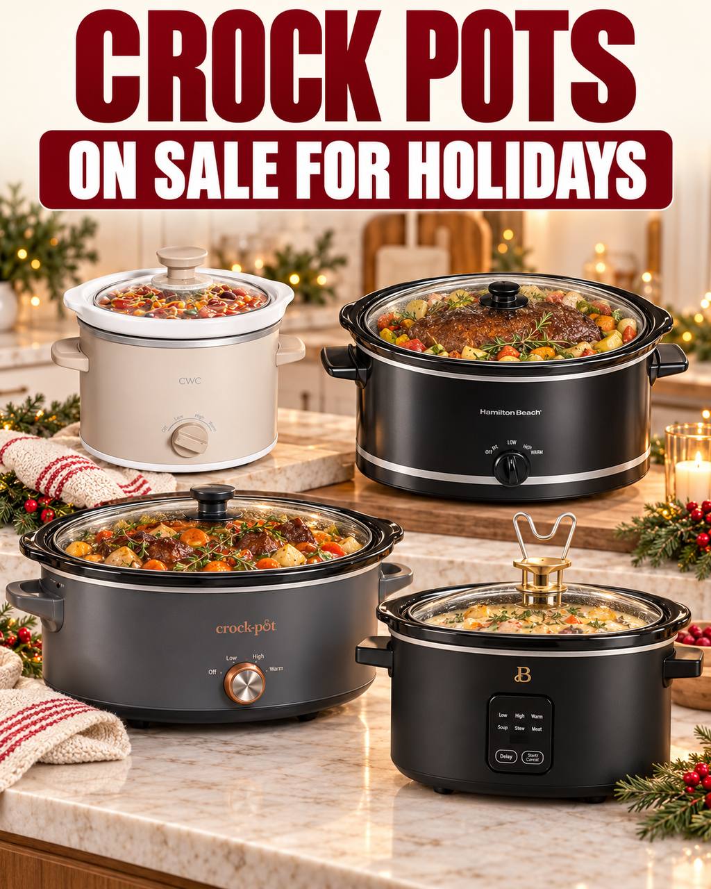 Crock Pots On Sale at Walmart