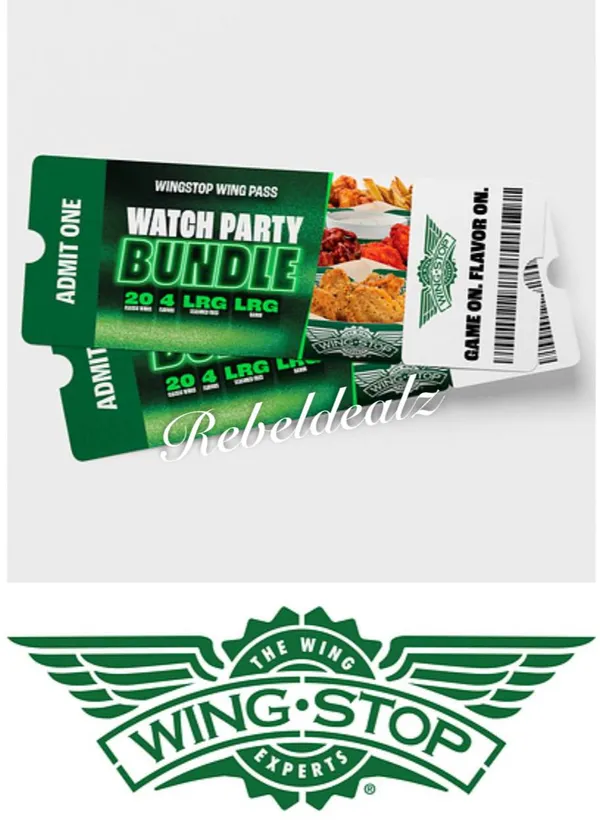 Wingstop Wing Pass: 18 Watch Party Bundles for $27.xx